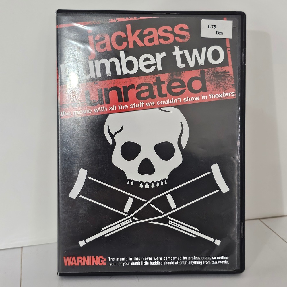 Jackass Number Two Unrated DVD 2006 Widescreen MTV Films Johnny Knoxville SteveO